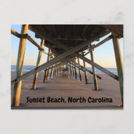 Sunset Beach North Carolina Vacation Photo Vykort