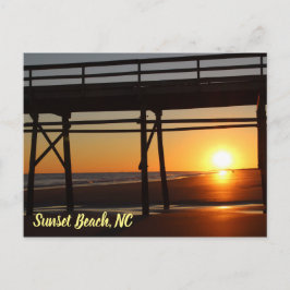 Sunset Beach North Carolina Vacation Postcard Vykort