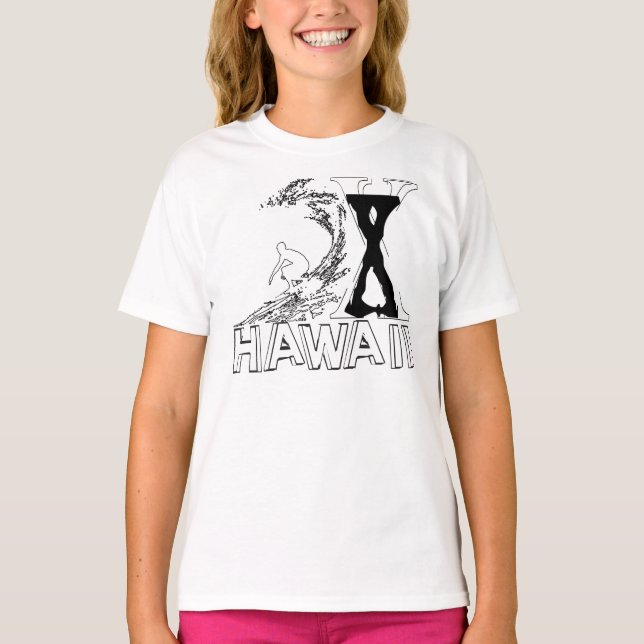 Sunset Beach, Oahu, Hawaii Tee (Framsida)