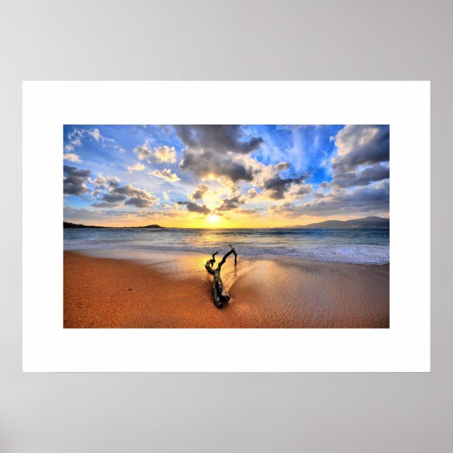 Sunset Beach Poster (Framsidan)