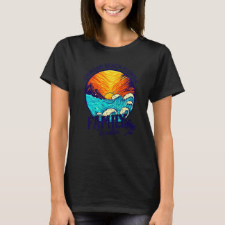 Sunset Beach Retro Ormond Beach Florida Family Vac T Shirt