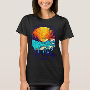 Sunset Beach Retro Outer Banker Carolina Family Va T Shirt
