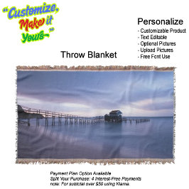 Sunset Beach Throw Blanket 30 Filt