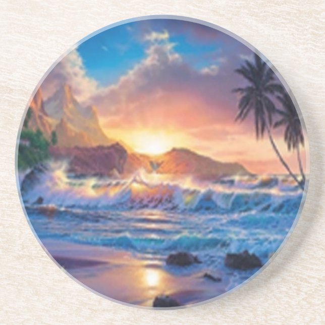 Sunset Beach Underlägg (Framsidan)