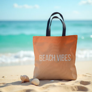 Sunset Beach Vibes - Modern gradient Tygkasse