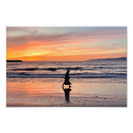 Sunset Beach Walk - Venice Beach, CA Fototryck