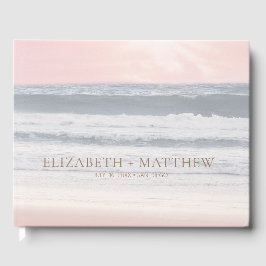 Sunset Beach Wedding | Oceanside Wedding Gästböcker