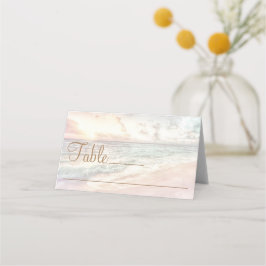 Sunset Beach Wedding Place Card Placeringskort