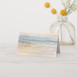 Sunset Beach Wedding Place Card Placeringskort
