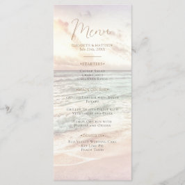 Sunset Beach Wedding | Seaside Beach Wedding Meny