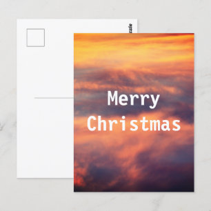 Sunset Bild Scenia Photo God jul Vykort
