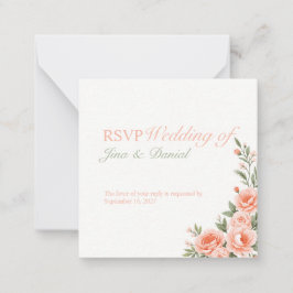 Sunset Bloom Anteckningskort