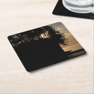 Sunset Bluff Underlägg Papper Kvadrat