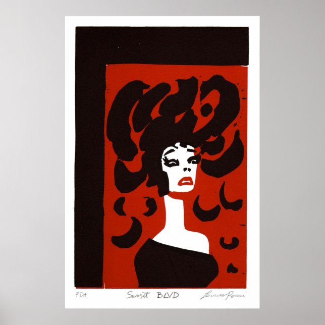 Sunset BLVD Poster (Framsidan)