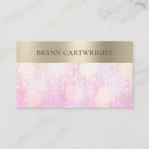 Sunset Bokeh Twinkle Ljus Rosa och Guld