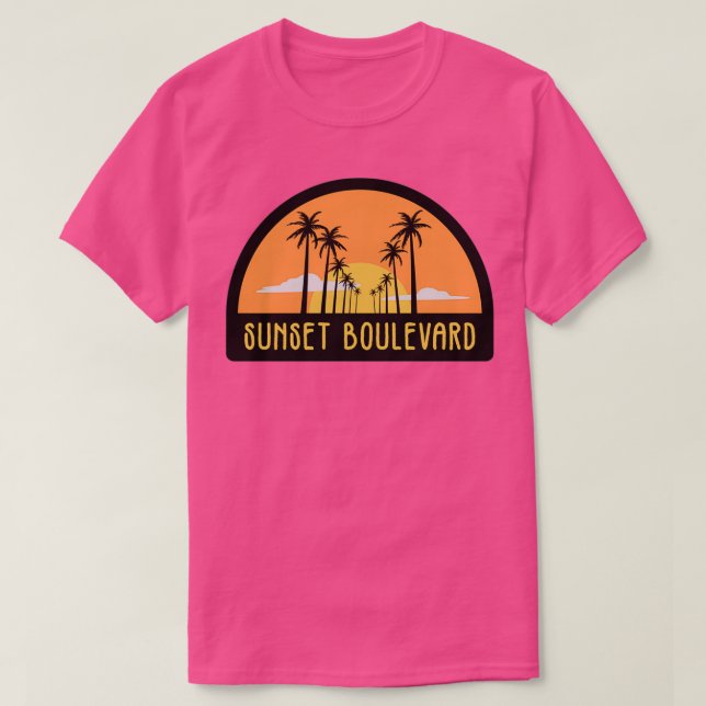 Sunset boulevard t shirt (Design framsida)