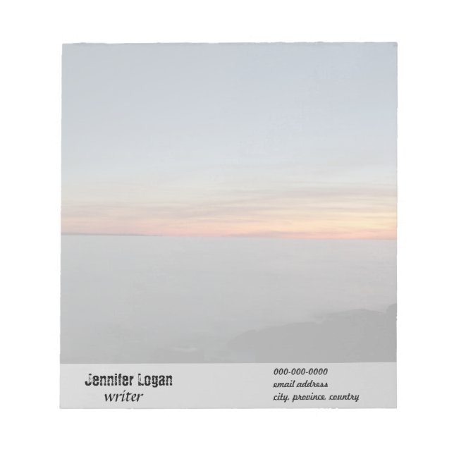 sunset by sjö, Kingston, Ontario, at twilight Anteckningsblock (Framsida)