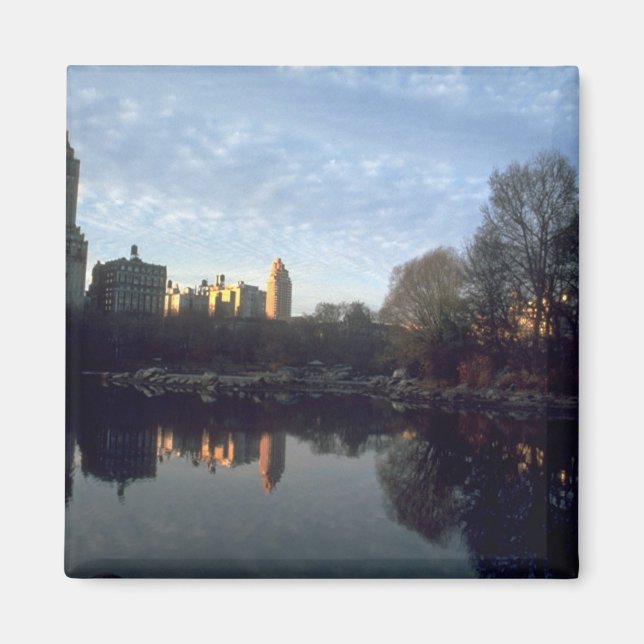 Sunset Central Park Magnet (Framsidan)