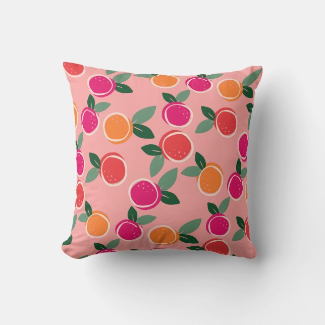 Sunset Citrus Symphony Kudde (Framsida)