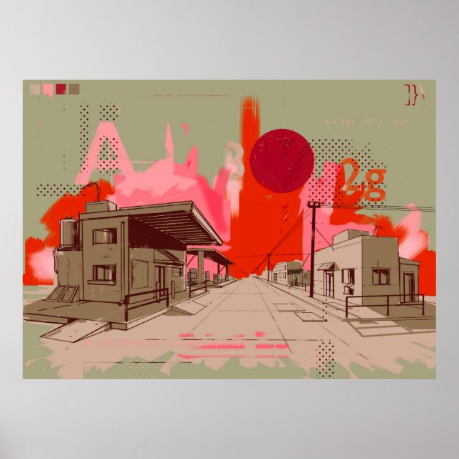Sunset City Poster (Framsidan)