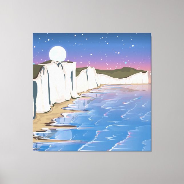 Sunset Cliffs by Ocean Canvastryck (Framsida)