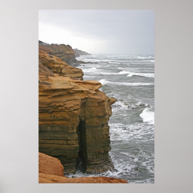 Sunset Cliffs ~ Point Loma Poster (Framsidan)