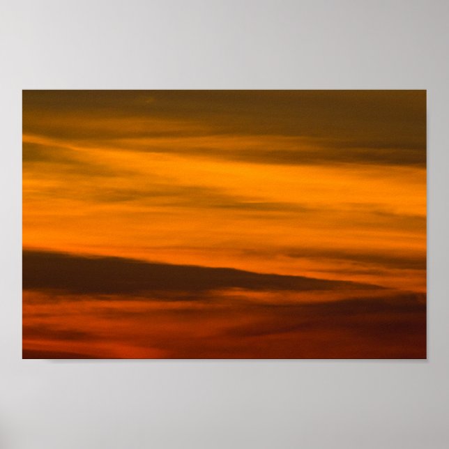 Sunset Closeup, Michigan. Poster (Framsidan)