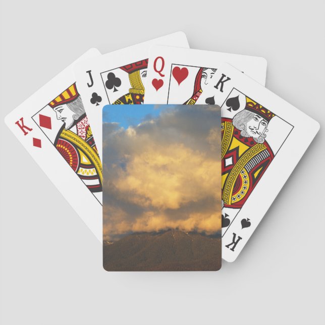 Sunset Cloud Explosion Casinokort (Baksidan)