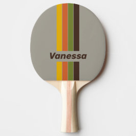 Sunset Clover Pin Randig med namn Pingisracket