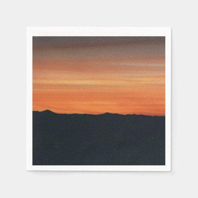 Sunset Cocktail Napkins Pappersservett (Framsidan)