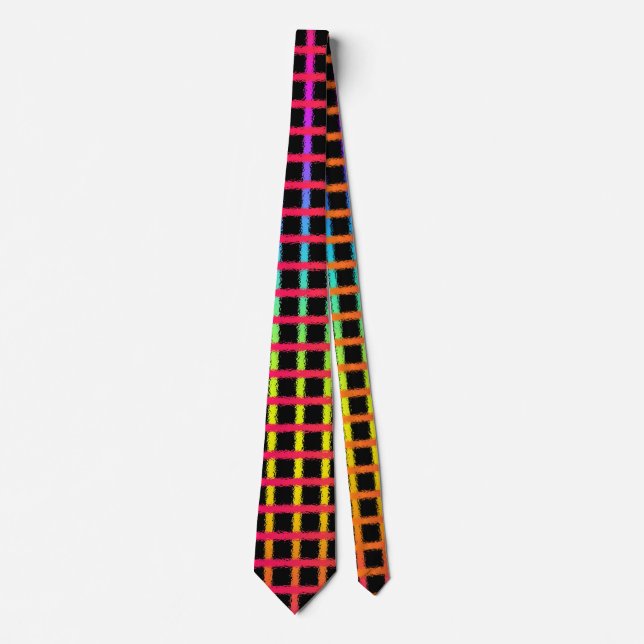 Sunset Colorful Lines Crazy Fun Tie Slips (Framsida)