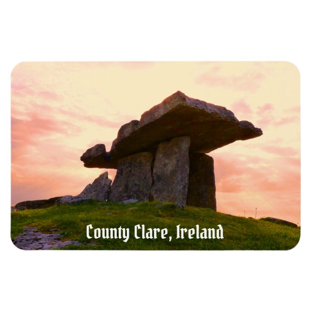 Sunset County Clare Dolmen Magnet (Horisontell)