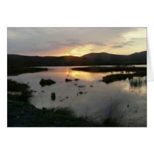 Sunset, County Galway Hälsningskort
