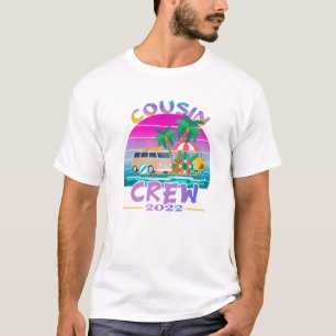 Sunset Cousin Crew Vacation 2022 Beach Cruise Fami T Shirt