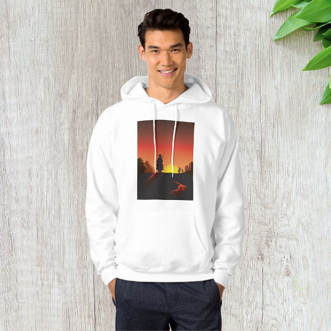 Sunset Cowboy Manar Hoodie (Skapare uppladdad)