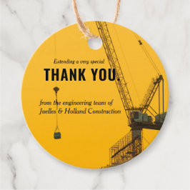 Sunset Crane | Konstruktionstest minimalt Gåvor Etiketter