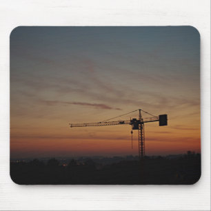Sunset Crane Mousepad Musmatta