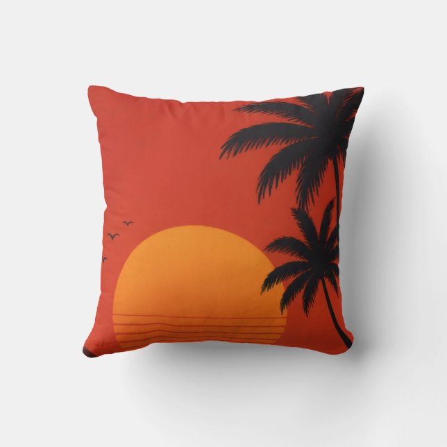 Sunset Cushion Kudde (Baksida)