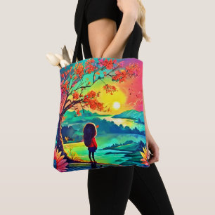 Sunset Dreamer vid floden Tygkasse