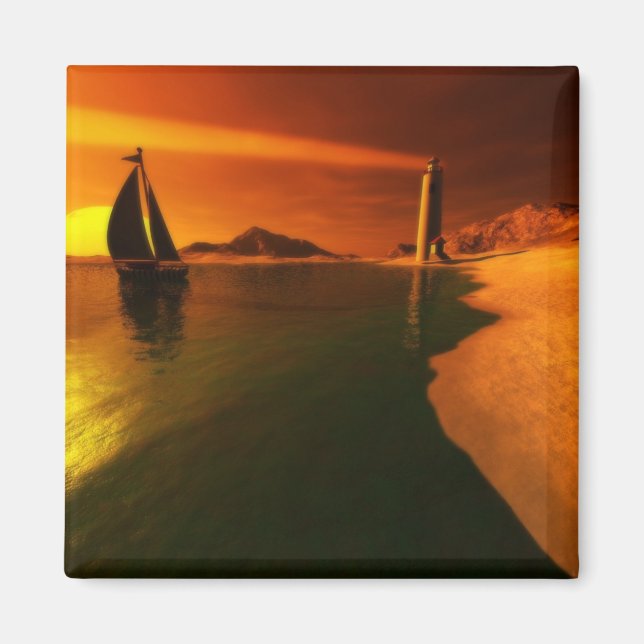 Sunset Dreams Magnet (Framsidan)