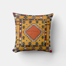 Sunset Dreams" Turkiska Gulten Kilim Pillows: Kudde