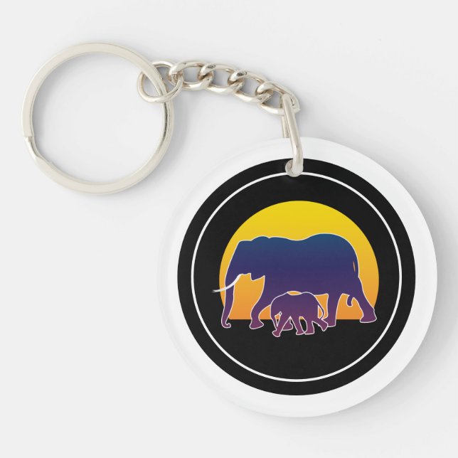 Sunset Elephants (Framsidan)