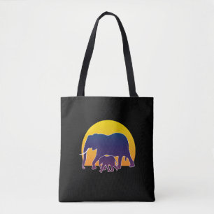 Sunset Elephants Tygkasse