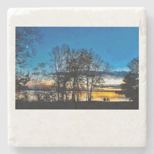 Sunset, Fall, Sjö Monona Stenunderlägg