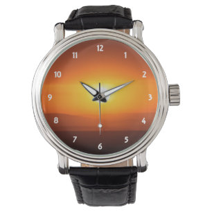 sunset färger armbandsur