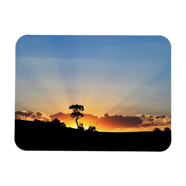 Sunset Farm Londrina Magnet (Horisontell)