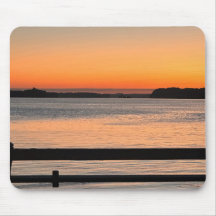 Sunset Ferry Ride Mouse Pad