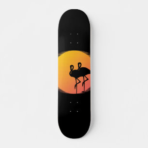 Sunset Flamingo Tranquibility Skateboard Bräda 20,5 Cm