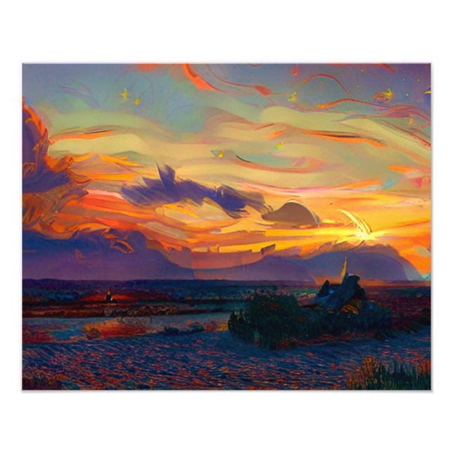 SUNSET FOTOTRYCK (Framsidan)