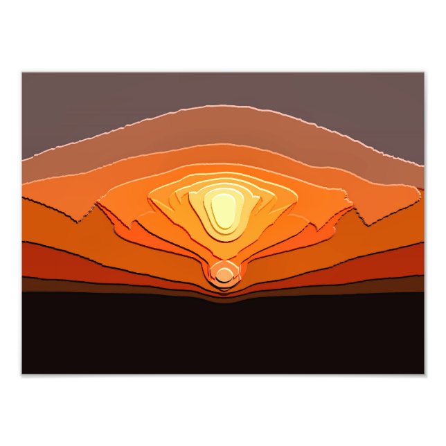 SUNSET FOTOTRYCK (Framsidan)